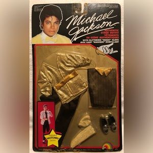 Michael Jackson 12” doll clothes from 1984. New in packaging